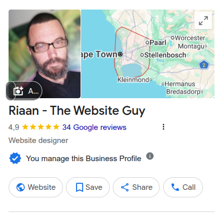 The Website Guy Google Business Profile Screenshot